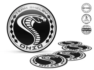 Shelby Pegatinas de Aro para Autos Logos de Cúpula Elegante
